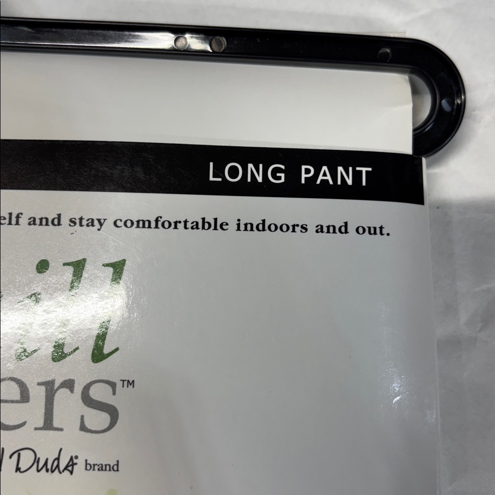 Cuddl Duds Chill Chasers warm underwear rayon bamboo Black Long Pant Xl - Picture 7 of 10